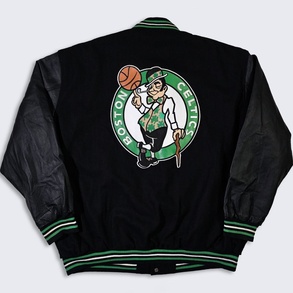 Boston Celtics Vintage Y2K Jeff Hamilton Reversible Jacket - Picture 1 of 11